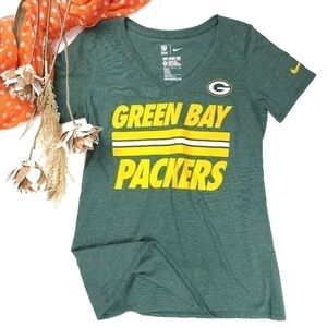 New Nike NFL Greenbay Packer Sweetheart Tee Shirt Sz M